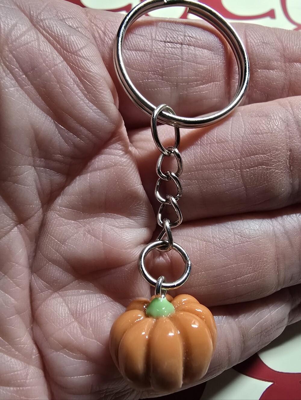 Pumpkin Small Bag Charm/ Keychain NEW